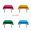 51"x51" SQUARE POLY POPLIN TABLECLOTH - New Creations Fabric & Foam Inc