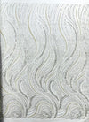 Luxury Wave Beaded Lace Fabric| Prom| Wedding| By The Yard.