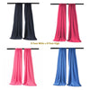 Backdrop Drape Curtain 5 Feet Wide x 9 Feet High, Polyester Poplin SEAMLESS 1 SETS. - New Creations Fabric & Foam Inc