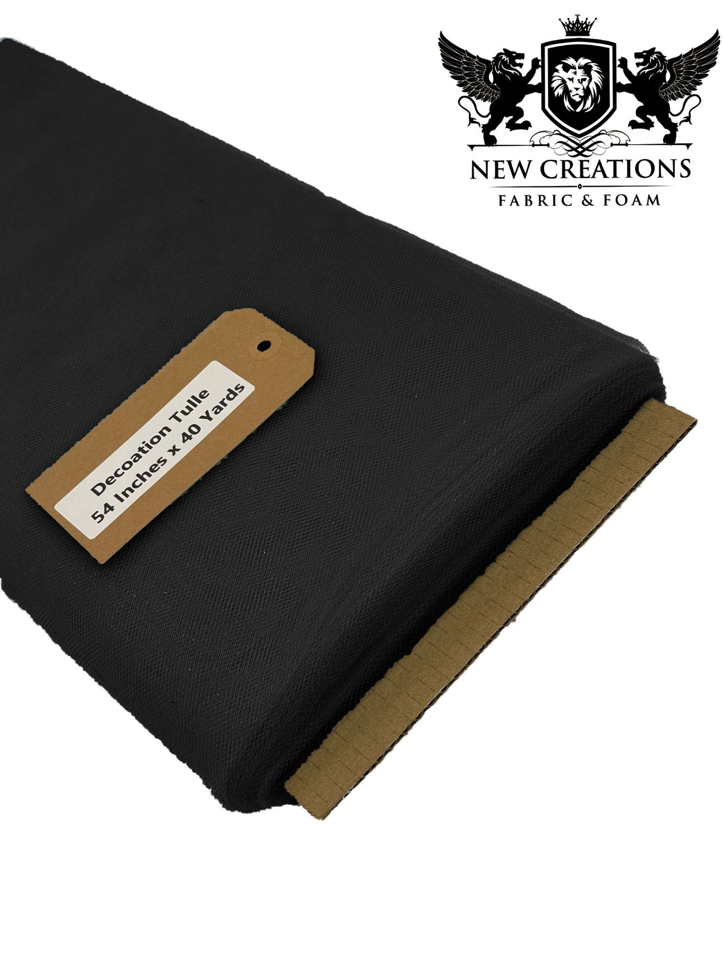 Black Tutu Fabric Bolt Bridal Party Wedding Decoration, Wholesale Tulle, Party, Tulle Net. - New Creations Fabric & Foam Inc