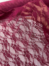 FLORAL NYLON STRETCH LACE (by the yard) - New Creations Fabric & Foam Inc