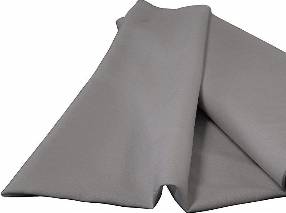 Grey 58/59" Wide 100% Premium Woven Polyester Poplin Fabric By The Yard - New Creations Fabric & Foam Inc