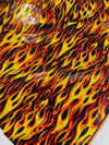 Holographic Flames Foil Printed Spandex Fabric (By The Yard) - New Creations Fabric & Foam Inc