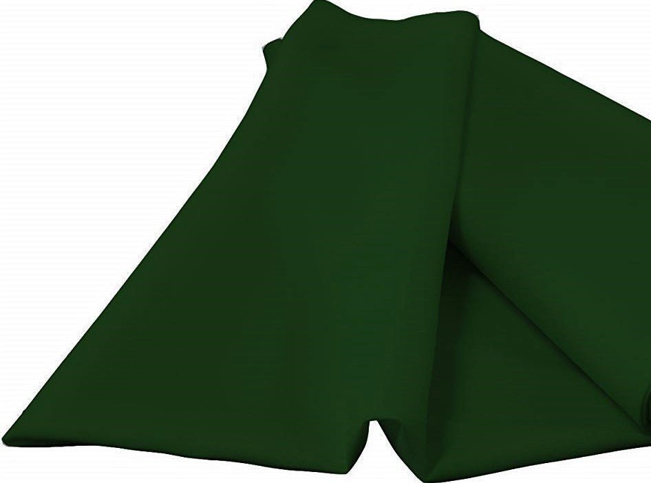 Hunter Green 58/59" Wide 100% Premium Woven Polyester Poplin Fabric By The Yard - New Creations Fabric & Foam Inc