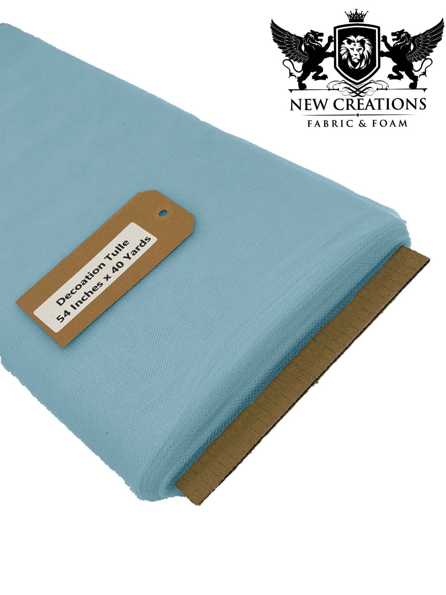 Light Blue Tutu Fabric Bolt Bridal Party Wedding Decoration, Wholesale Tulle, Party, Tulle Net. - New Creations Fabric & Foam Inc