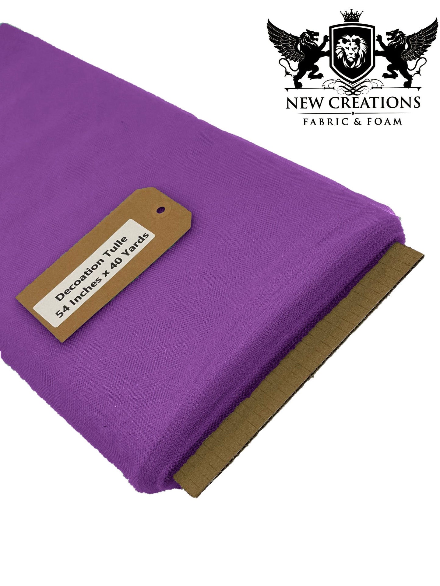 Purple Tutu Fabric Bolt Bridal Party Wedding Decoration, Wholesale Tulle, Party, Tulle Net. - New Creations Fabric & Foam Inc