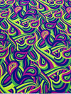 Retro Paisley Spandex Fabric 58" Wide| New Creations Fabric & Foam Inc. - New Creations Fabric & Foam Inc