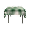 36" x 36" Square Tablecloth for 24" Square Small Coffee Table with 6" Drop, Polyester Checkered Gingham Plaid Table Overlay - New Creations Fabric & Foam Inc