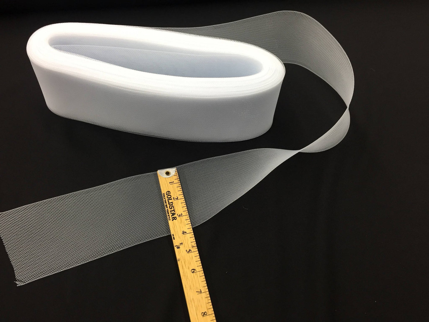 40 yards - 4 Inches White Crinoline Horsehair Braid Trim - wedding - bridal - decorations. - New Creations Fabric & Foam Inc