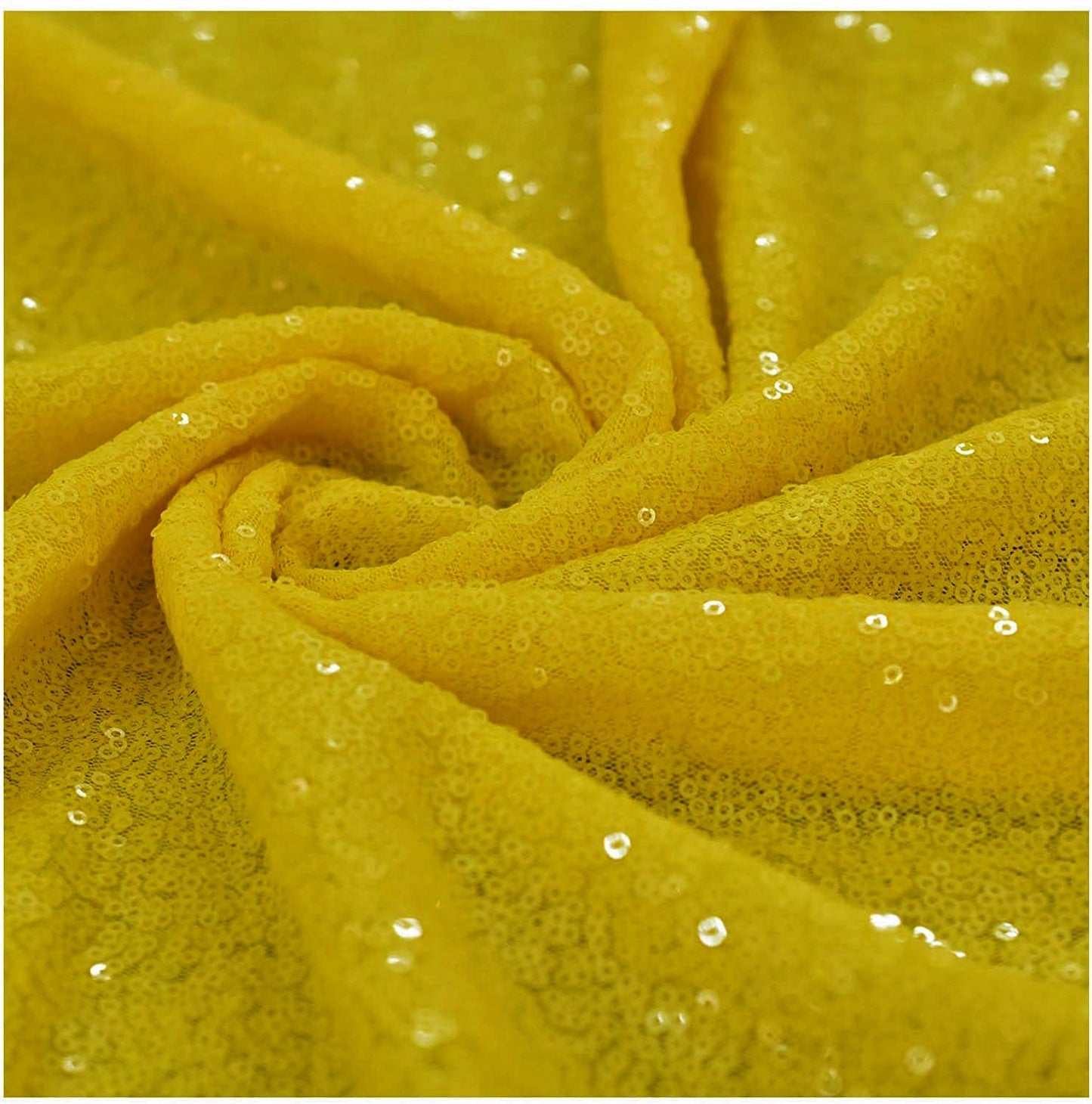 50" Wide Mini Glitz Disc Sequins Fabric By The Yard - New Creations Fabric & Foam Inc