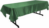 58" x 102" Rectangular Polyester Bridal Satin Table Tablecloth - New Creations Fabric & Foam Inc