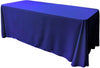 90" Wide by 108" Long Rectangular Polyester Poplin Seamless Tablecloth - Rounded Corners - New Creations Fabric & Foam Inc