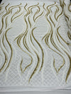 Flame Sequin Fabric 54” Wide| New Creations Fabric & Foam Inc. - New Creations Fabric & Foam Inc