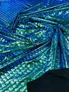 Mermaid Fish Foil Spandex 58" Wide | New Creation Fabric & Foam Inc.