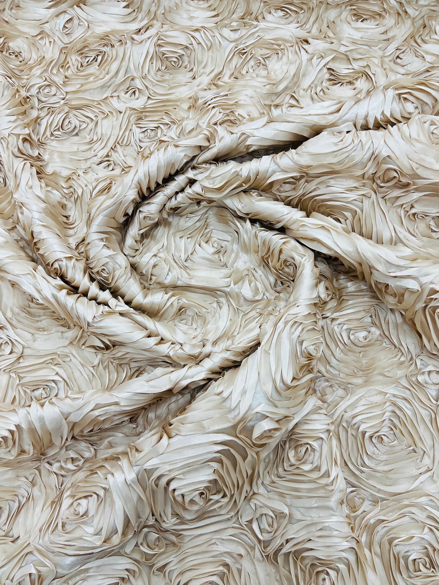 Rosette 3D Satin 54" Wide | New Creation Fabric & Foam Inc.