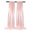 New Creations Fabric & Foam Inc Bridal Satin Backdrop, 1 Pair with 4" Rod Pocket, 5 Feet Wide x 8 Feet High - New Creations Fabric & Foam Inc