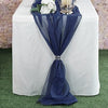 New Creations Fabric & Foam Inc, Chiffon Table Runner 14" by 120" Extra Long, Wedding Runners, Holiday Table Runners, Long Table Runners - New Creations Fabric & Foam Inc