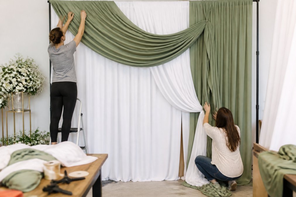 How to Make DIY Event Backdrops: Step-by-Step - New Creations Fabric & Foam Inc