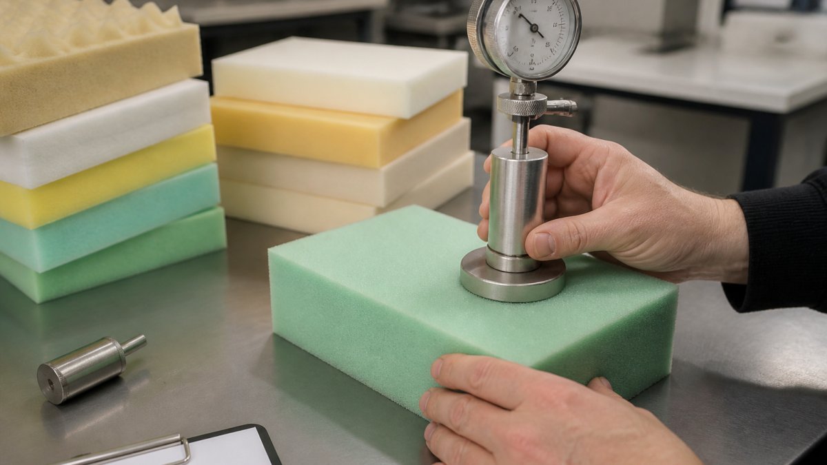 How to Measure Foam Density for Cushions - New Creations Fabric & Foam Inc
