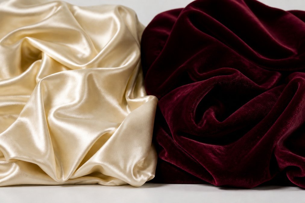 Satin vs Velvet for Luxury Event Decor: 2026 Guide - New Creations Fabric & Foam Inc