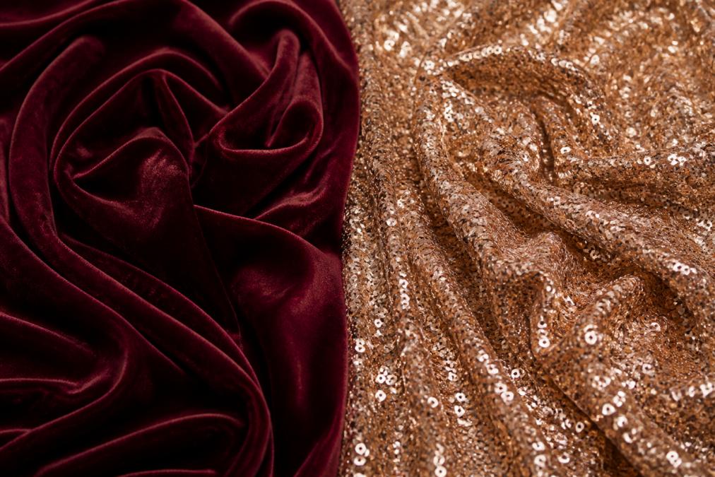 Velvet vs Sequins for Event Decor: Which Fits? - New Creations Fabric & Foam Inc