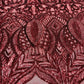 Royalty Sequin Damask Fabric 54” Wide| New Creations Fabric & Foam Inc.