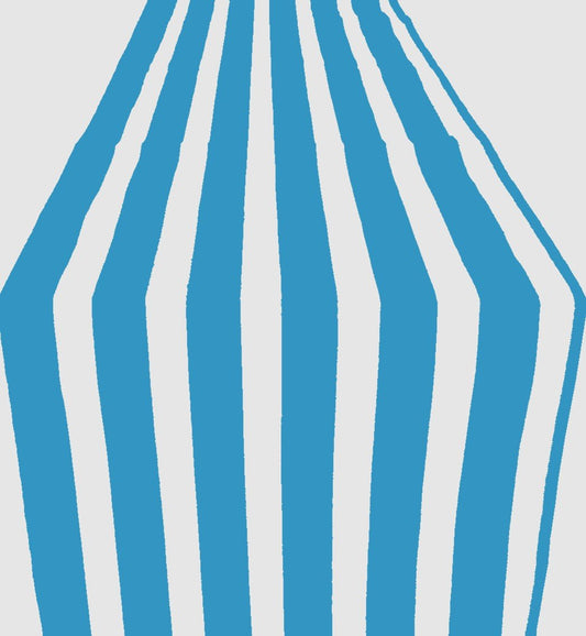 12" Wide x 72" Long 1" Stripe Print Poly Cotton Table Runner - New Creations Fabric & Foam Inc