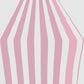 12" Wide x 90" Long 1" Stripe Print Poly Cotton Table Runner - New Creations Fabric & Foam Inc