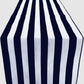 12" Wide x 90" Long 1" Stripe Print Poly Cotton Table Runner - New Creations Fabric & Foam Inc
