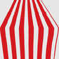 12" Wide x 90" Long 1" Stripe Print Poly Cotton Table Runner - New Creations Fabric & Foam Inc