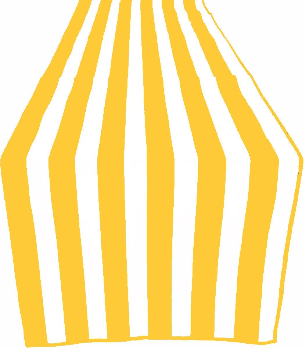 12" Wide x 90" Long 1" Stripe Print Poly Cotton Table Runner - New Creations Fabric & Foam Inc