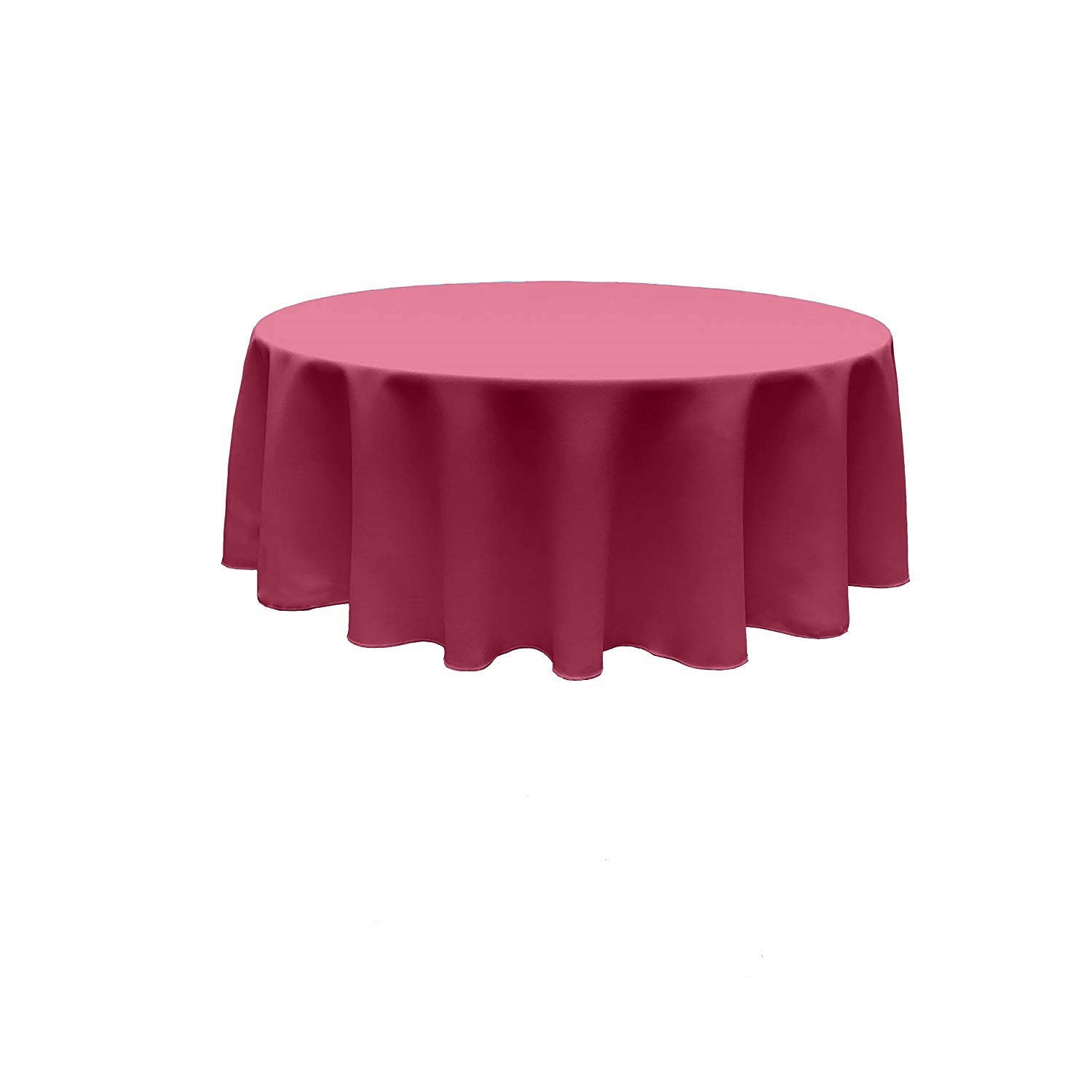 120" ROUND POLY POPLIN SEAMLESS TABLECLOTH - New Creations Fabric & Foam Inc