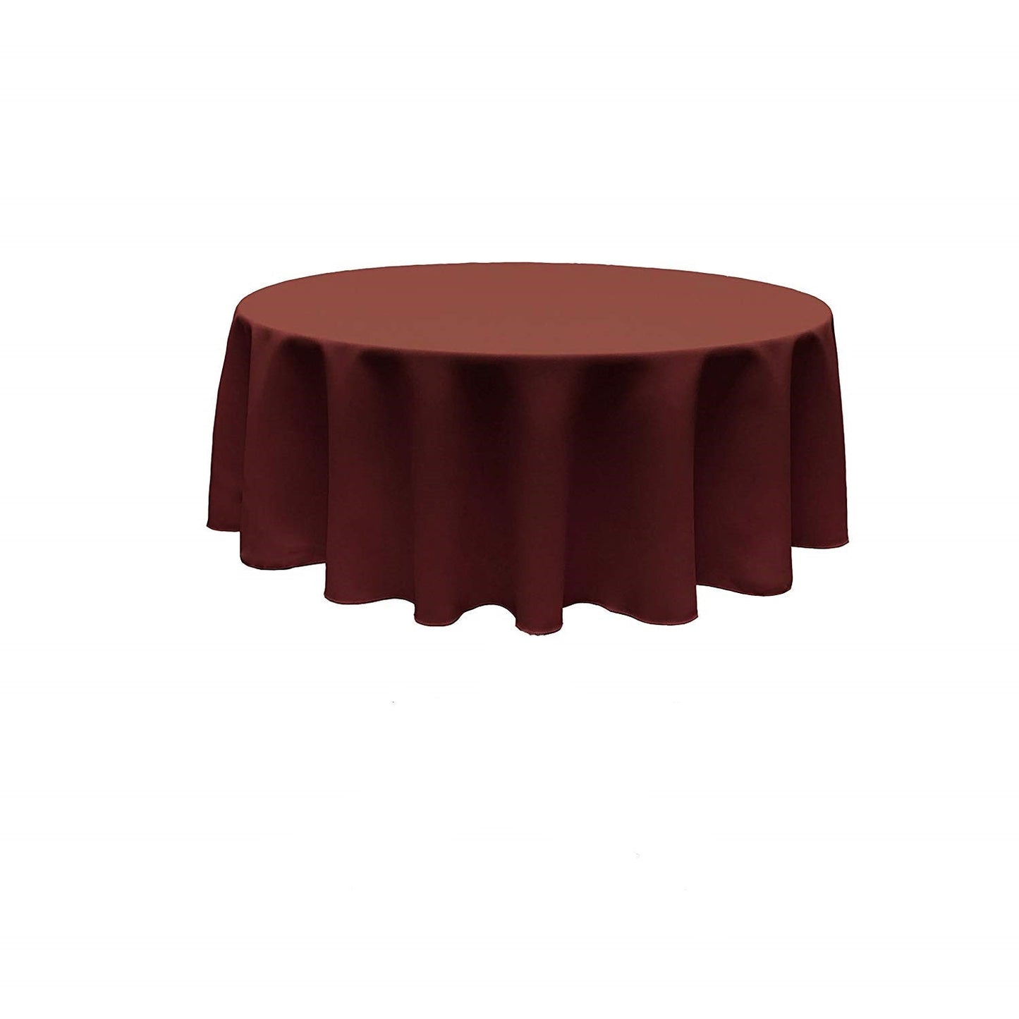 120" ROUND POLY POPLIN SEAMLESS TABLECLOTH - New Creations Fabric & Foam Inc