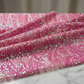 Damask Sequin Stretch Mesh Fabric by the Yard 54” Wide – Floral Iridescent Sequin Fabric for Prom Dresses, Evening Gowns, Bridal Wear & Luxury Fashion