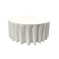 132" ROUND POLY POPLIN TABLECLOTH - New Creations Fabric & Foam Inc