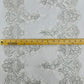 14"Wide Sequins Metallic Embroidered Lace on Mesh Fabric, Trim Lace, Table Runner. Sold By The Yard. - New Creations Fabric & Foam Inc