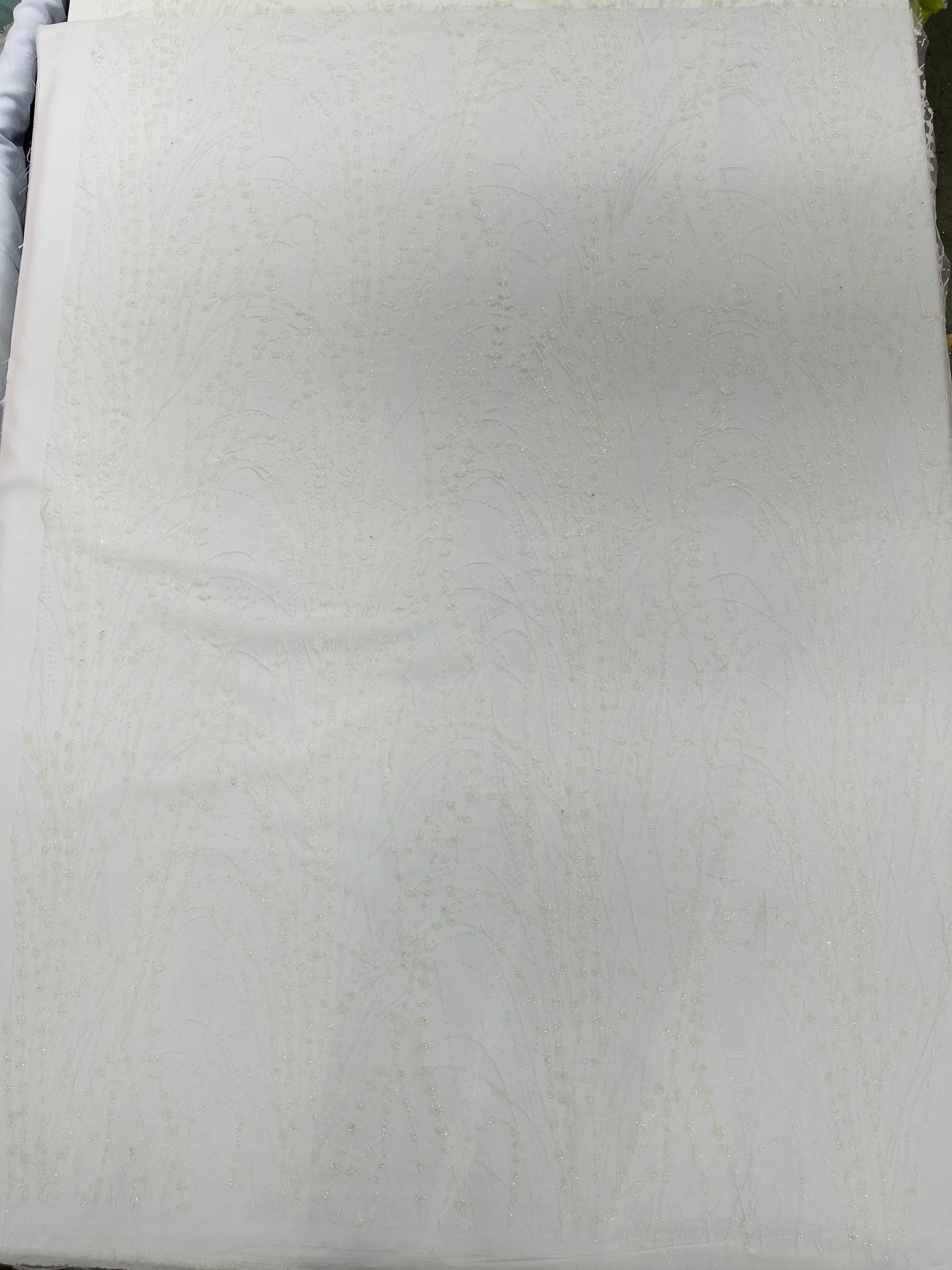 Galaxy Glitter Design On A Mesh Lace 54" Wide| New Creations Fabric & Foam Inc.