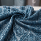 Damask Sequin Stretch Mesh Fabric by the Yard 54” Wide – Floral Iridescent Sequin Fabric for Prom Dresses, Evening Gowns, Bridal Wear & Luxury Fashion