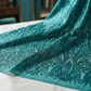 Damask Sequin Stretch Mesh Fabric by the Yard 54” Wide – Floral Iridescent Sequin Fabric for Prom Dresses, Evening Gowns, Bridal Wear & Luxury Fashion