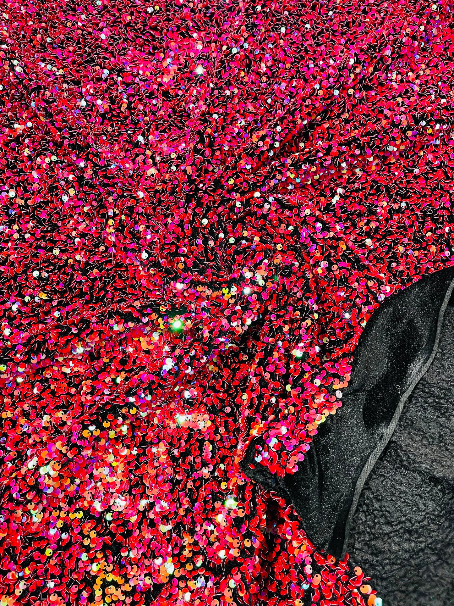 Sequin Stretch Velvet 54" Wide| New Creations Fabric & Foam Inc.