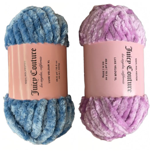 Juicy Couture Luxe Velour XL Yarn - 48.6 Yards