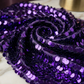 Round Sequin Fabric by the Yard 54” Wide – Shiny Sequin Mesh Fabric for Dresses, Costumes, Backdrops & Event Decor
