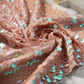 Round Sequin Fabric by the Yard 54” Wide – Shiny Sequin Mesh Fabric for Dresses, Costumes, Backdrops & Event Decor