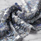 Round Sequin Fabric by the Yard 54” Wide – Shiny Sequin Mesh Fabric for Dresses, Costumes, Backdrops & Event Decor