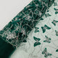 3D Beaded Butterfly Embroidered On A Mesh Fabric| New Creations Fabric & Foam Inc. - New Creations Fabric & Foam Inc
