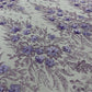3D Floral Big Glitter Damask Design On A Mesh Lace 54" Wide| New Creations Fabric & Foam Inc. - New Creations Fabric & Foam Inc
