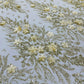 3D Floral Big Glitter Damask Design On A Mesh Lace 54" Wide| New Creations Fabric & Foam Inc. - New Creations Fabric & Foam Inc