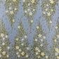3D Floral Big Glitter Damask Design On A Mesh Lace 54" Wide| New Creations Fabric & Foam Inc. - New Creations Fabric & Foam Inc