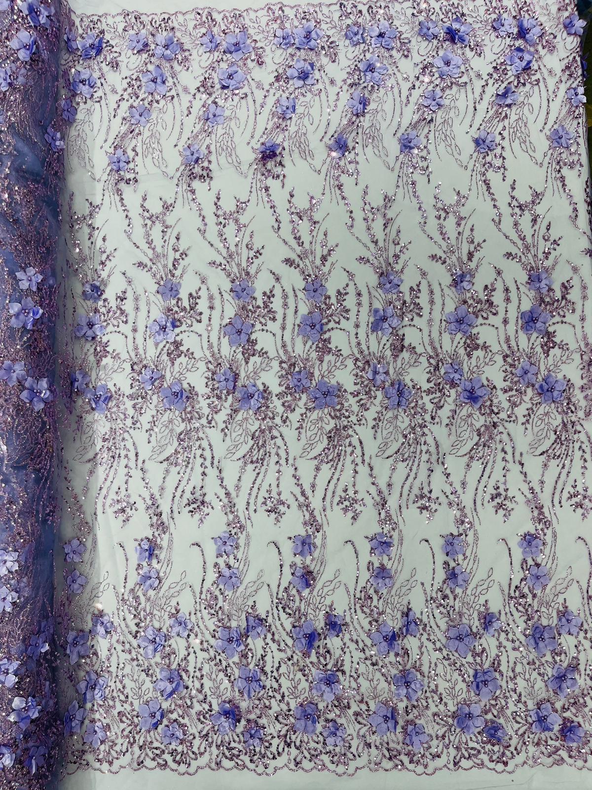 3d Luxury satin floral glitter fabric| New Creations Fabric & Foam Inc. - New Creations Fabric & Foam Inc