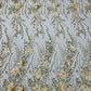 3d Luxury satin floral glitter fabric| New Creations Fabric & Foam Inc. - New Creations Fabric & Foam Inc